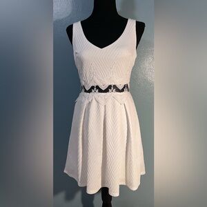 White cut-out Lace dress